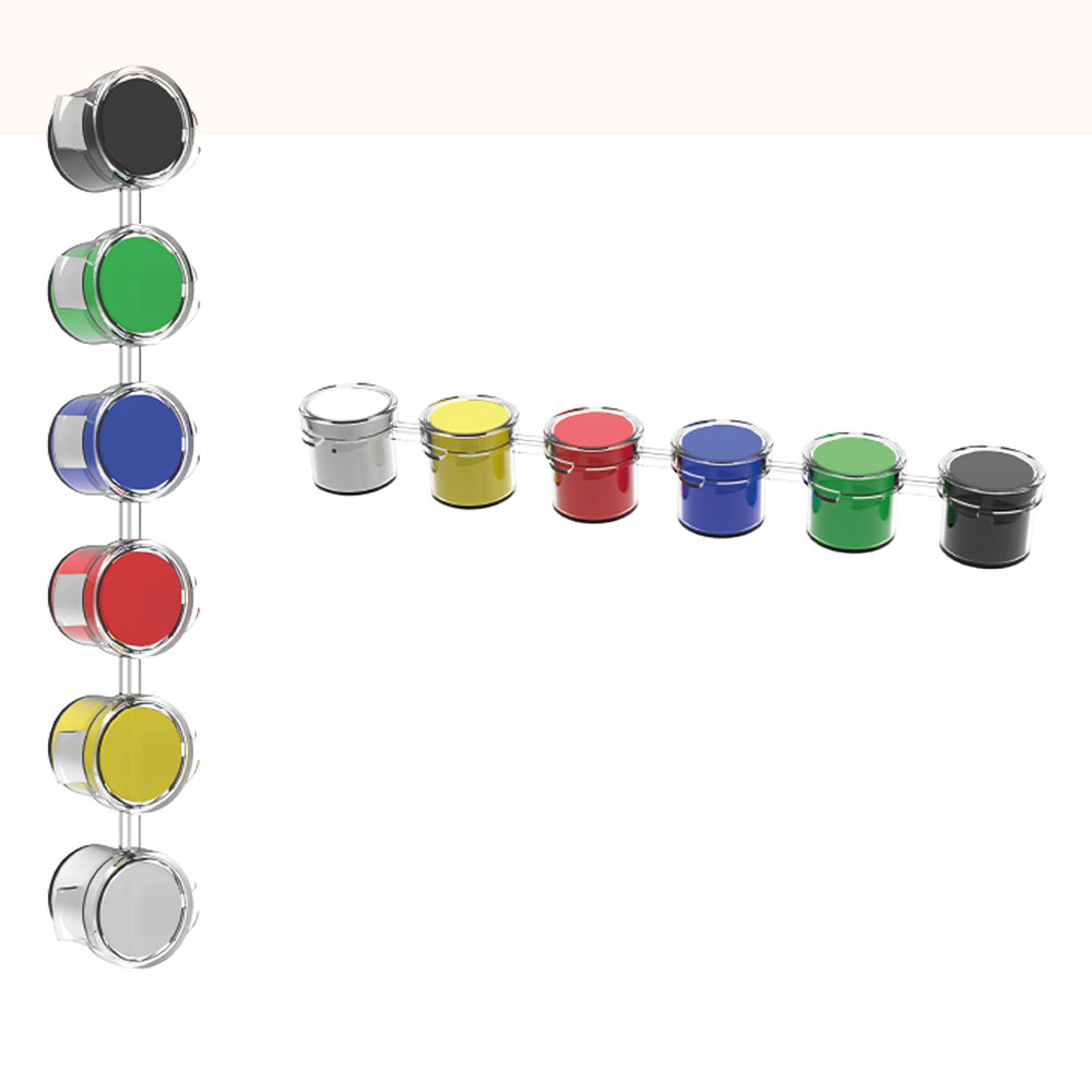 4 ml 6 Renkli Guaj Boyası 4 ml 6 Renkli Guaj Boyası